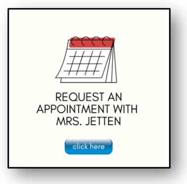 Request an appointment with Mrs. Jetten